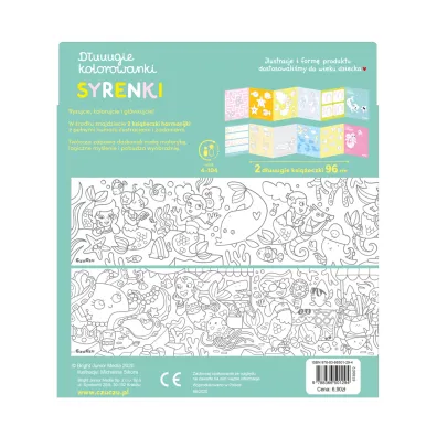 CzuCzu D�uuugie kolorowanki Syrenki 4+