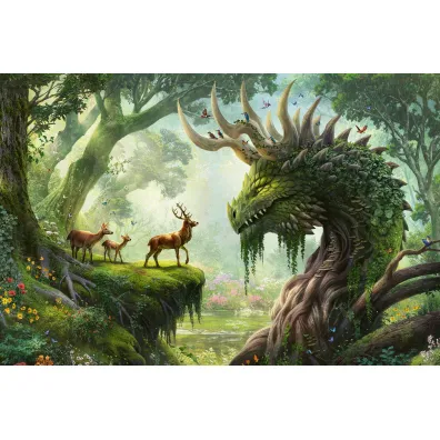 Puzzle 3000 el. Przebudzenie Le�nego Smoka Ravensburger