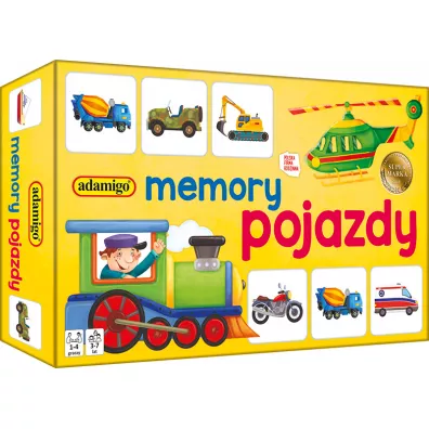 Memory mini. Pojazdy Adamigo