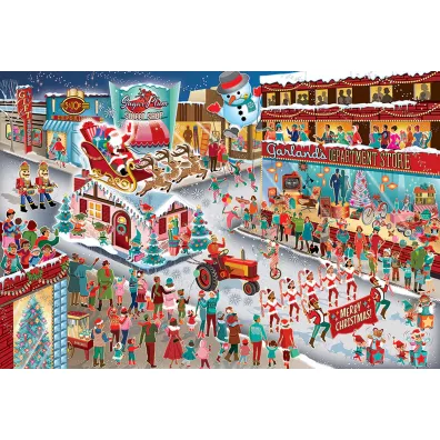 Puzzle 2000 Parada witego Mikoaja G3 Cobble Hill