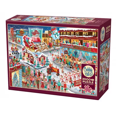 Puzzle 2000 Parada witego Mikoaja G3 Cobble Hill