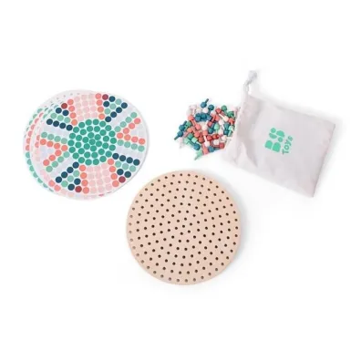 Uk�adanka mozaika z drewnianymi grzybkami Bs Toys