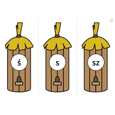 Logopedyczne Pszcz�ki r�nicowanie g�osek dentalizowanych