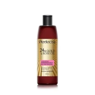 Perfecta Luksusowy od�wie�aj�cy �el pod prysznic 24K Gold&Rose Oil 400 ml