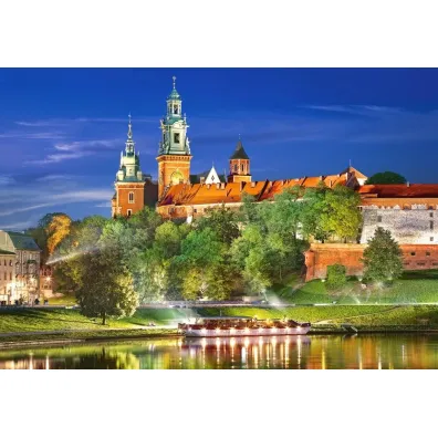 Puzzle 1000 el. Wawel Castle by Night, Poland Castorland