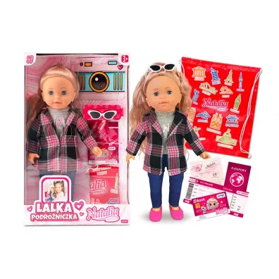 Lalka Natalia podr�niczka 41 cm Artyk