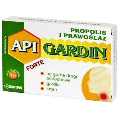 Bartpol Api Gardin propolis i prawo�laz - suplement diety 16 tab.