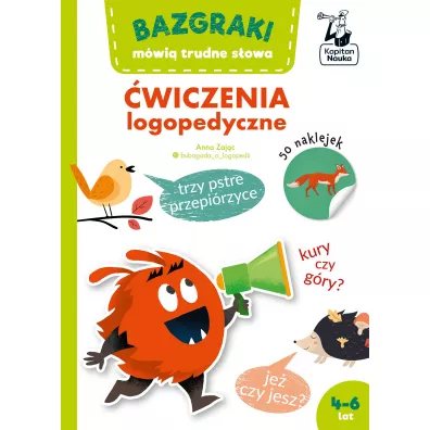 Bazgraki m�wi� trudne s�owa. �wiczenia logopedyczne. Kapitan Nauka