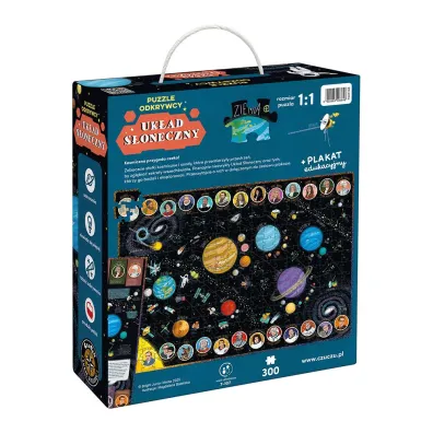 Puzzle 300 el. Odkrywcy. Uk�ad S�oneczny Bright Junior Media