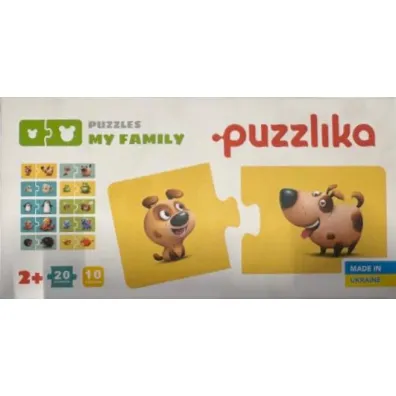 Puzzle Puzlika. Duo Moja rodzina Cubika