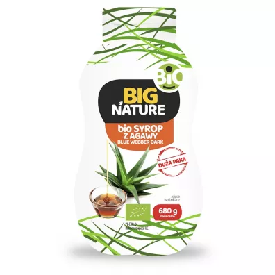 Big Nature Syrop z agawy Blue Webber Dark 680 g Bio