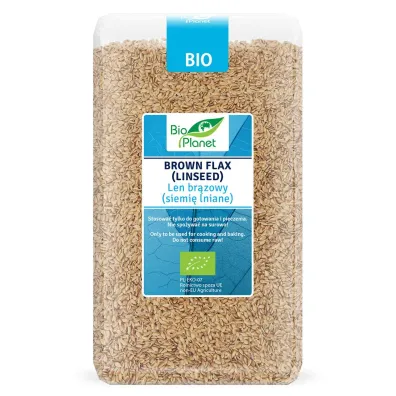 Bio Planet Len br�zowy-siemi� lniane (uszkodzone opakowanie) 1 kg Bio