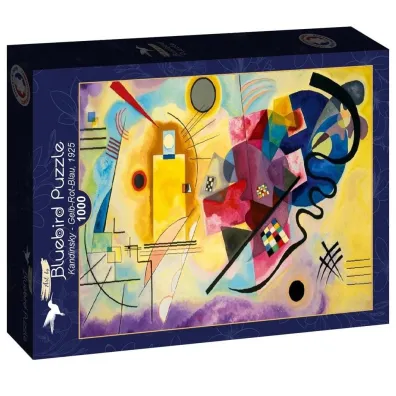 Puzzle 1000 el. Wassily Kandinsky, ��ty, czerwony... Bluebird Puzzle