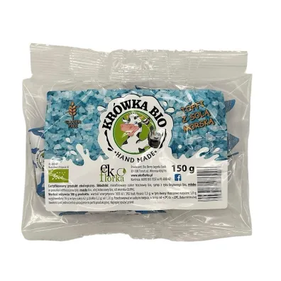 Ekoflorka Kr�wki toffi z sol� morsk� bezglutenowe 150 g Bio