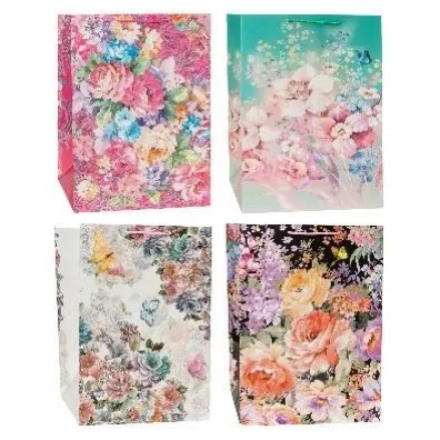 Rozette Torebka ozdobna 51x72x18cm szerokie dno mix