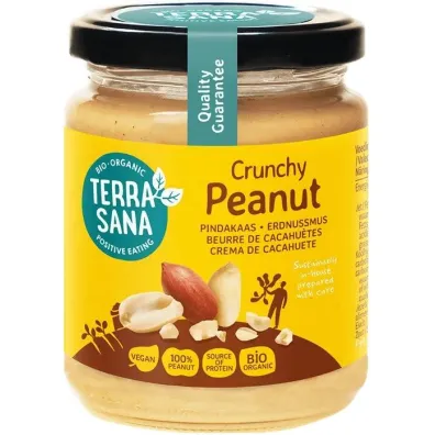 Terrasana Krem z orzeszk�w ziemnych pra�onych 100% crunchy 250 g Bio