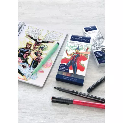 Faber-Castell Zestaw do rysowania komiks�w Pit Artist Pen The Famazings Mother 6 szt.