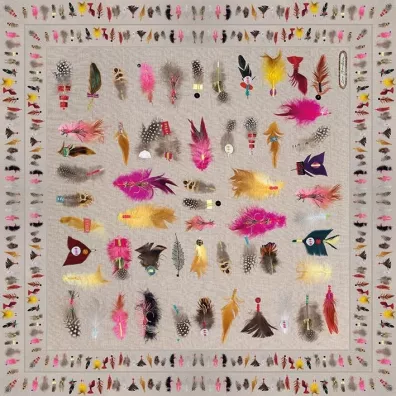 Museums & Galleries Karnet kwadrat z kopert� Tickled Pink