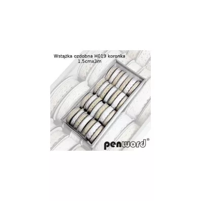 Penword Wst��ka ozdobna koronka 15mm, 12 x 3m