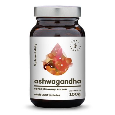 Aura Herbals Ashwagandha Suplement diety 200 tab.