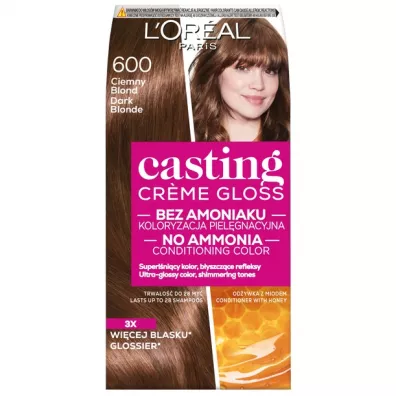 LOreal Paris Casting Creme Gloss farba do w�os�w 600 Ciemny Blond