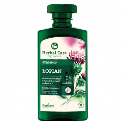 Farmona Herbal Care opian szampon do wosw tustych u nasady i suchych na kocach 330 ml