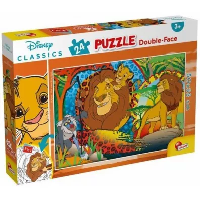 Puzzle dwustronne 24 el. Krl Lew Lisciani