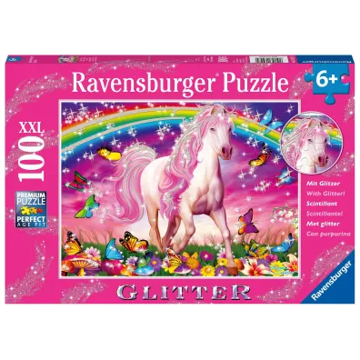 Puzzle XXL 100 el. Jednoro�ec Brokat Ravensburger