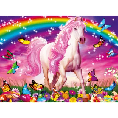 Puzzle XXL 100 el. Jednoro�ec Brokat Ravensburger