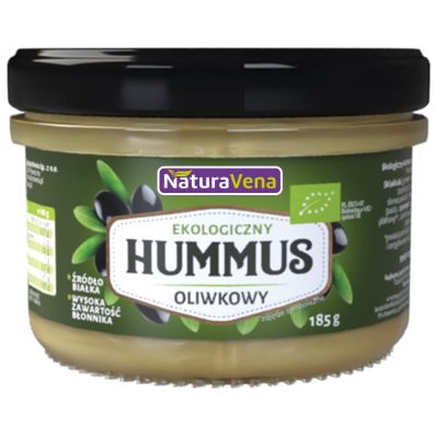 NaturaVena Hummus oliwkowy 185 g Bio