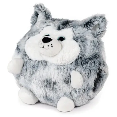 Poduszka Husky i pluszowy ogrzewacz do d�oni Cozy Noxxiez