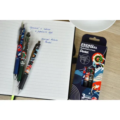 Pentel PIORO K GEL 0.7 GR 3SZT NIEB BL77-NA PEN NAT LIG