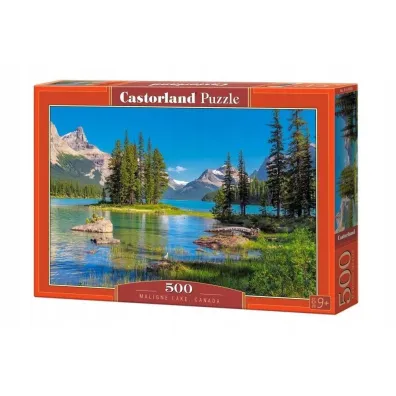 Puzzle 500 el. Maligne Lake, Canada Castorland