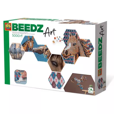Beedz Art P�ytki sze�ciok�tne Konie Ses Creative