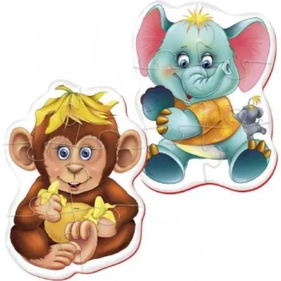 Puzzle piankowe Ma�pka i S�o� RK1101-03 Roter Kafer