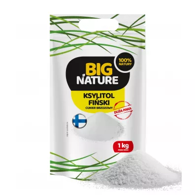 Big Nature Ksylitol Fiski Cukier brzozowy 1 kg