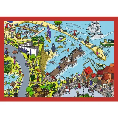 Puzzle 4w1 - Podr�e Treflik�w (35+48+54+70 el.)