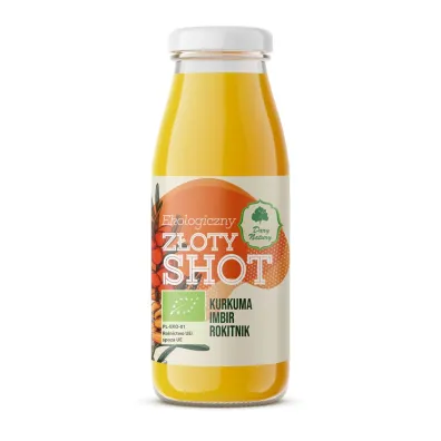 Dary Natury Shot z�oty na odporno�� kurkuma - imbir - rokitnik 250 ml Bio