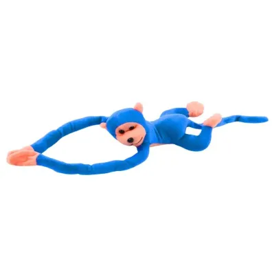 Ma�pka pluszowa z d�wi�kiem niebieska 80cm LeanToys