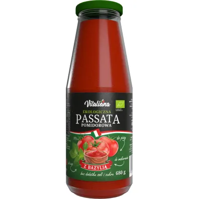 Vitaliana Passata pomidorowa z bazyli� 680 g Bio