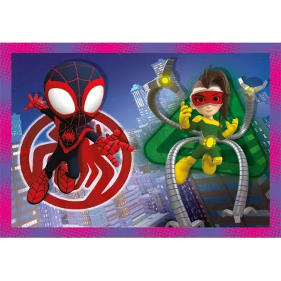 Puzzle 4w1 - SuperColor. Spidey (12+16+20+24 el.) Clementoni