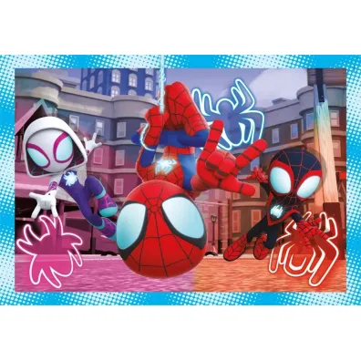 Puzzle 4w1 - SuperColor. Spidey (12+16+20+24 el.) Clementoni