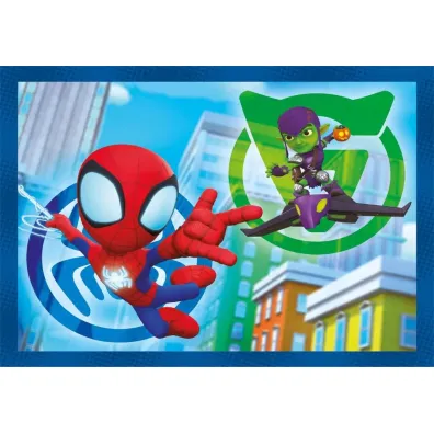 Puzzle 4w1 - SuperColor. Spidey (12+16+20+24 el.) Clementoni