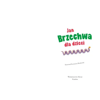 Ksi��ka B5 oprawa twarda Jan Brzechwa dla dzieci SKRZAT 073058