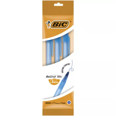 Bic D�ugopis Round Stic Classic niebieski 3 szt.