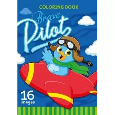 Kolorowanka A5 16 obrazk�w Dzielny pilot