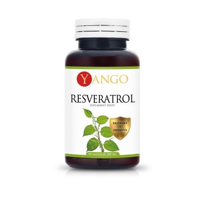 Yango Resveratrol - ekstrakt 50% Suplement diety 90 kaps.