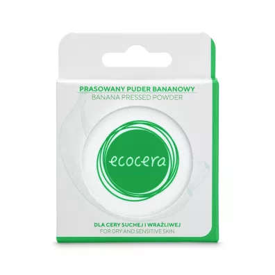 Ecocera Banana Pressed Powder prasowany puder bananowy dla cery suchej i wraliwej 10 g