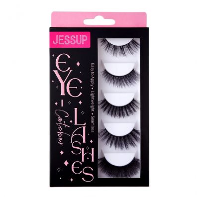 Фото - Накладні вії Jessup False Eyelashes sztuczne rzęsy na pasku FE501 5 par 5 szt.