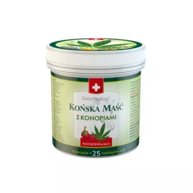 Swissmedicus Ko�ska ma�� z konopiami rozgrzewaj�ca 500 ml